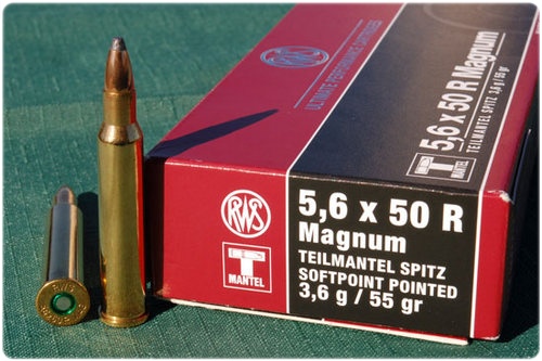 Патроны 5,6x50 (R) Magnum